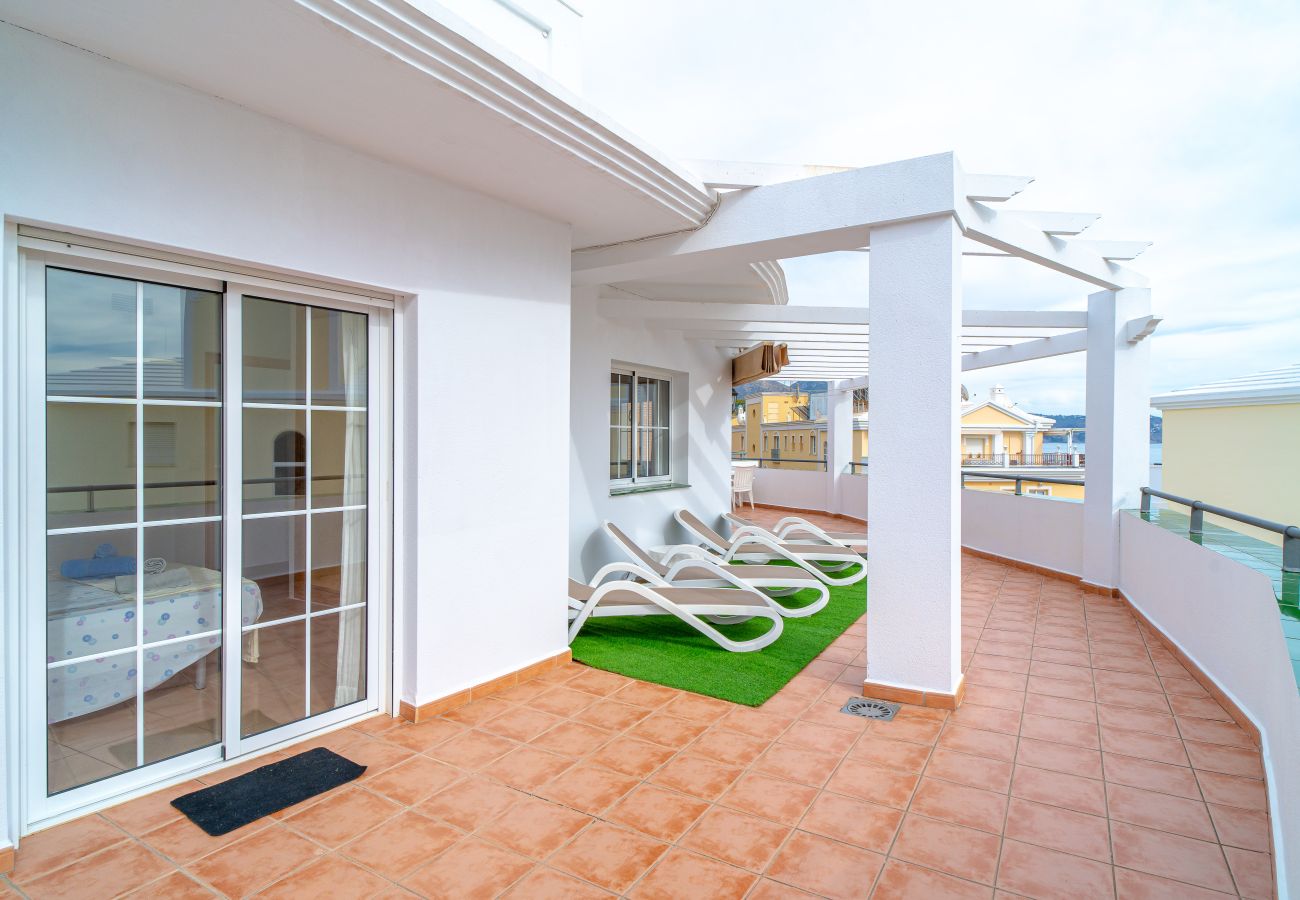 Apartamento en Nerja - Apartamento 2 dormitorios en la Playa Burriana Nerja con WiFi y Aire Acondicionado - Ref 340