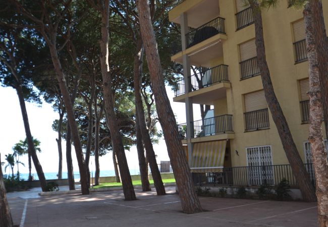  in Cambrils - Pins i Mar:Terrace-In front of Cambrils beach-Wifi,A/C,satellite,linen included