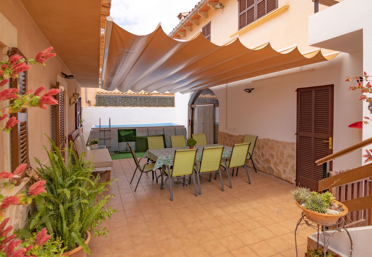 House in Muro - Anchor 011 fantastic townhouse with jacuzzi, terrace and WiFi