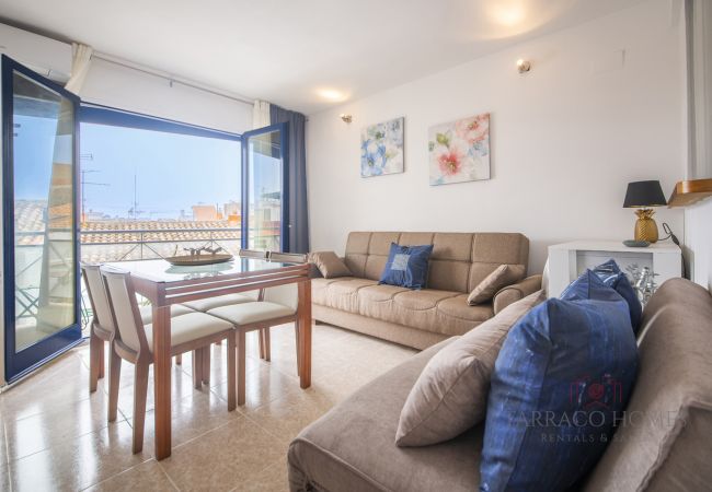  in Torredembarra - TH 120 Quiet apartment with pool in Torredembarra