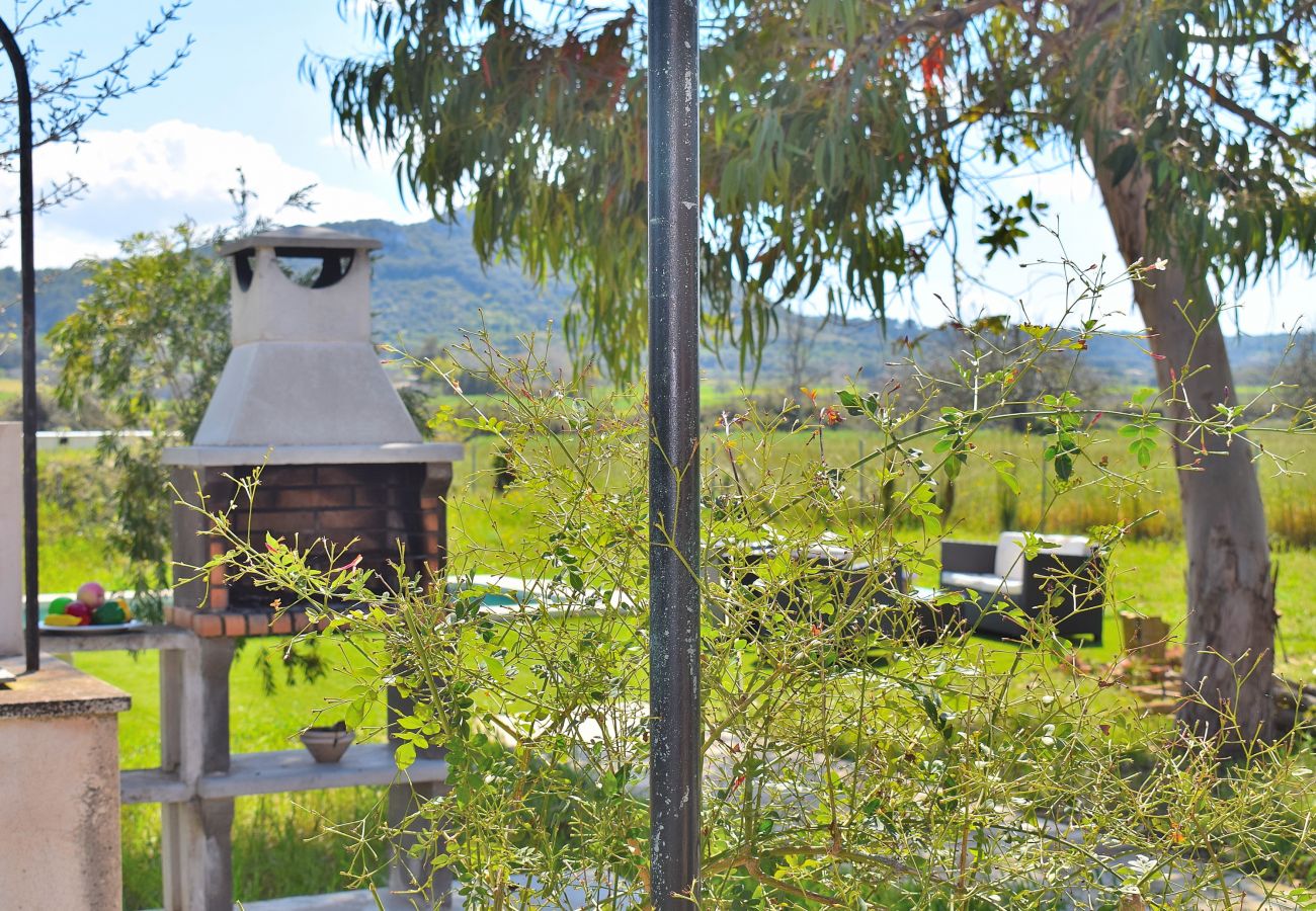 Domaine à Sineu - Es Camp Pla 087 Finca confortable avec piscine privée, terrasse, jardin, barbecue et air conditionné