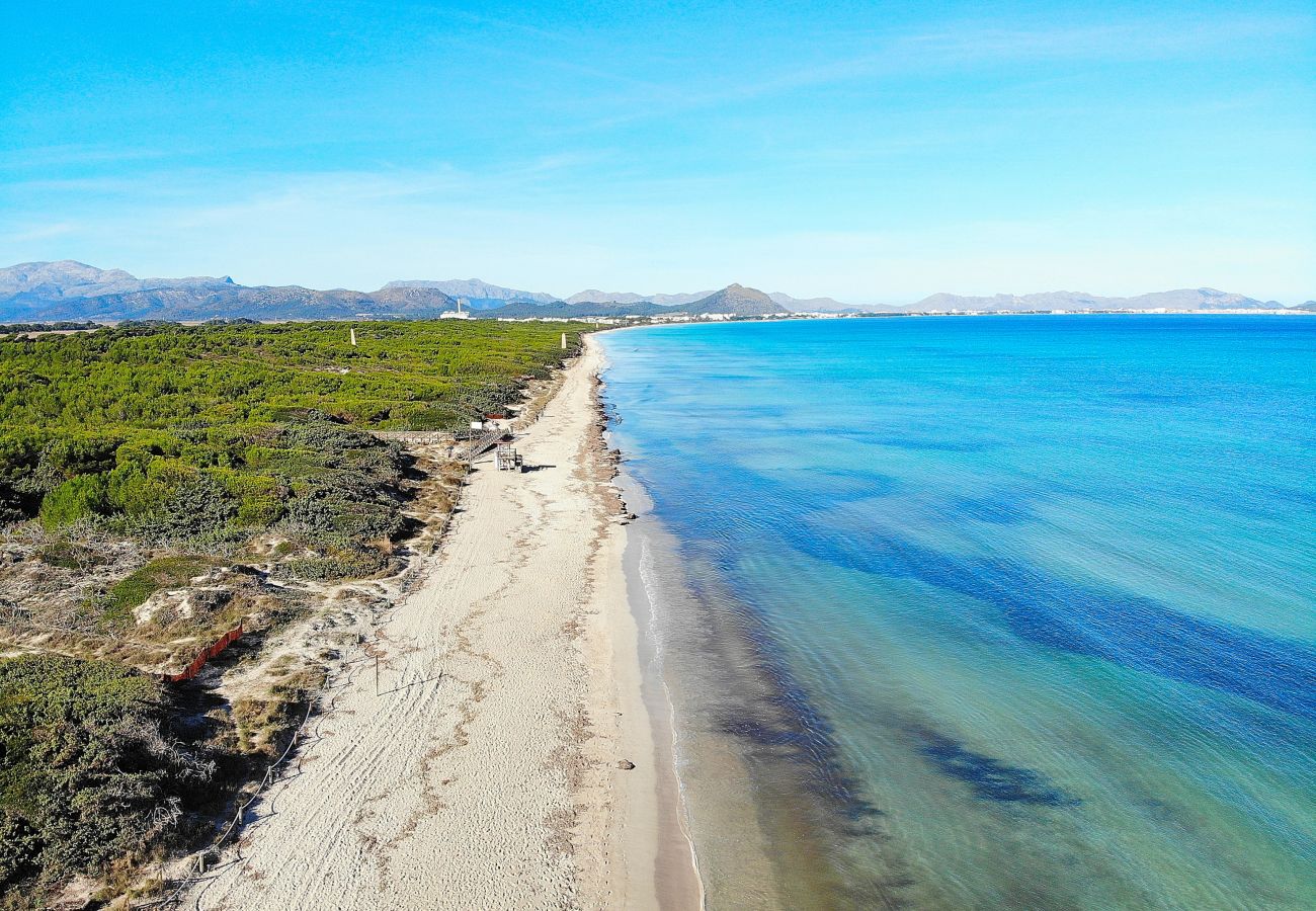 Особняк на Алькудия / Alcudia - Can Roig 113 fantástica finca con piscina privada, jardín, zona infantil y aire acondicionado