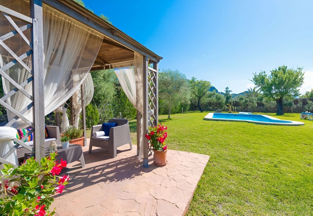 Особняк на Алькудия / Alcudia - Can Roig 113 fantástica finca con piscina privada, jardín, zona infantil y aire acondicionado