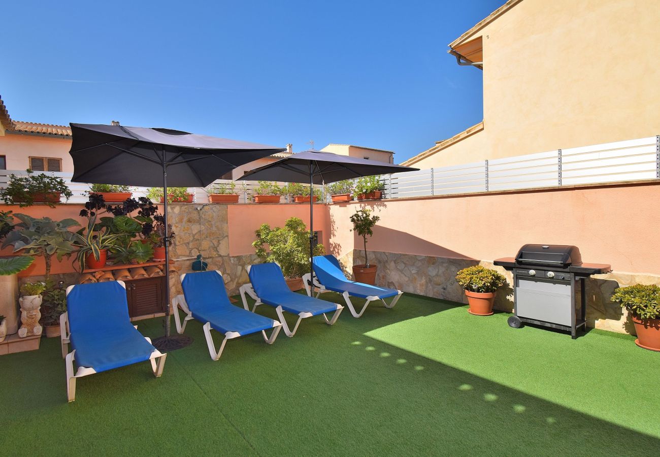 Дом на Muro - Cas Barber 226 fantástica villa con piscina privada, terraza, barbacoa y WiFi