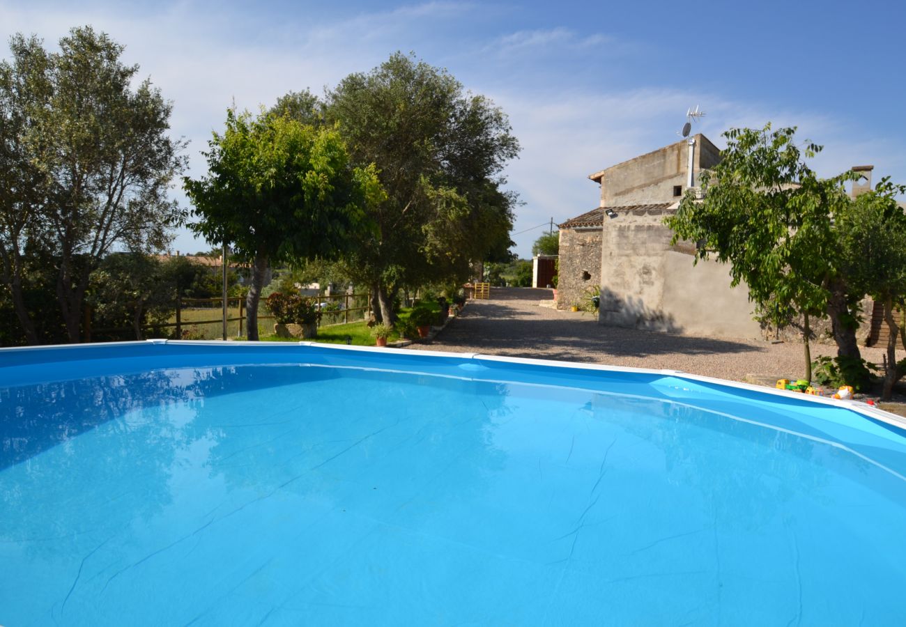 Коттедж на Santa Margalida - Es Rafal des Turó maravillosa finca con piscina privada, zona infantil, aire acondicionado y terraza