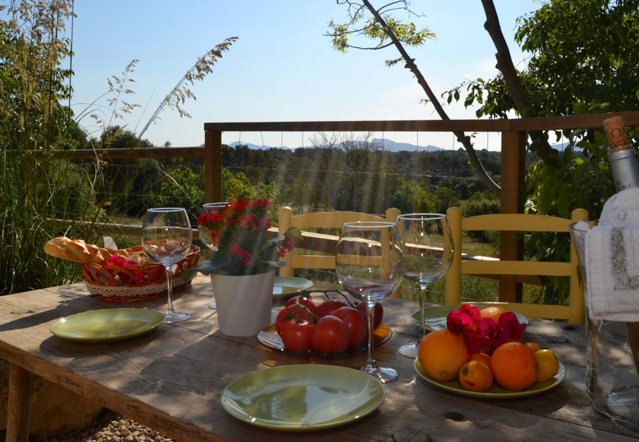 Коттедж на Santa Margalida - Es Rafal des Turó maravillosa finca con piscina privada, zona infantil, aire acondicionado y terraza