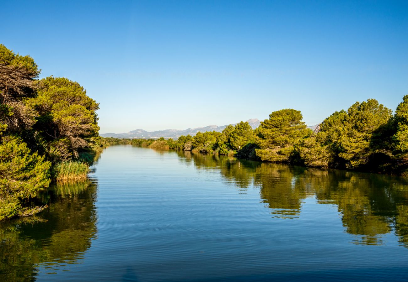 Коттедж на Santa Margalida - Es Rafal des Turó maravillosa finca con piscina privada, zona infantil, aire acondicionado y terraza